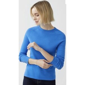 J. McLaughlin Jamey Pullover Sweater Shirt Sz XS in Blue